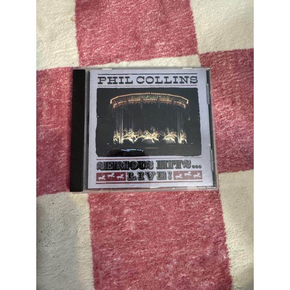Phil Collins Serious Hits Live CD 1990 90s music original vintage
